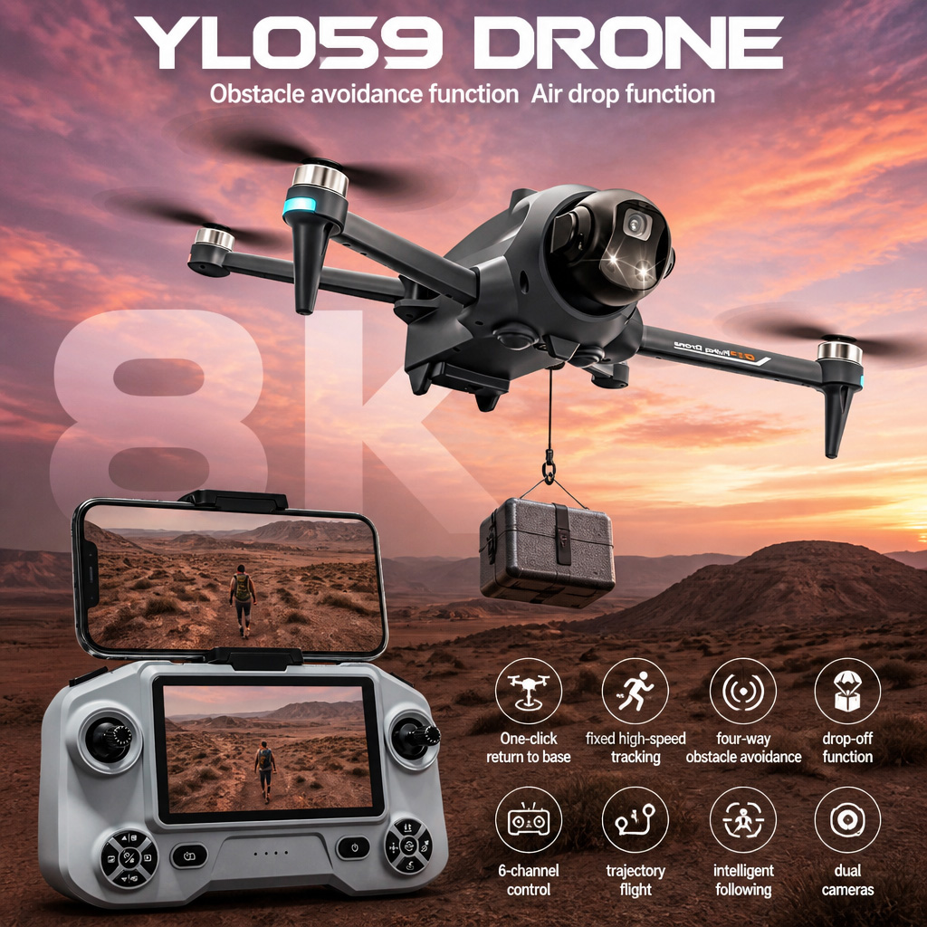 Drone Racing Vtx - Dron Potensic con GPS, Retorno Automático,