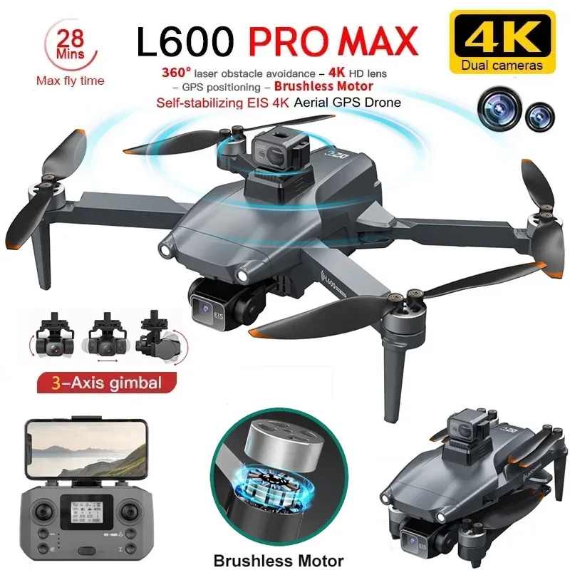 Drone Racing Camera - L600 PRO MAX GPS Drone profesional