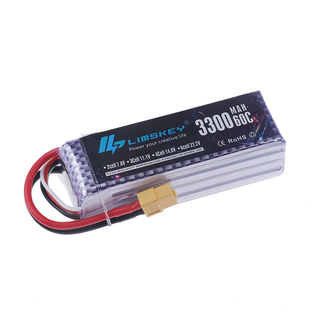 Batería LiPo 4S 14.8V 3300mAh  - Drone Racing Battery reseña y precio