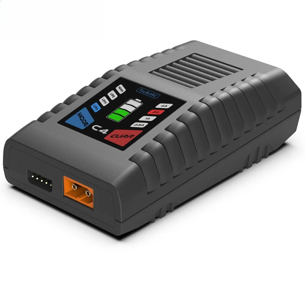 Cargador ToolkitRC C4 de 50W 5 - Drone Racing Charger reseña y precio