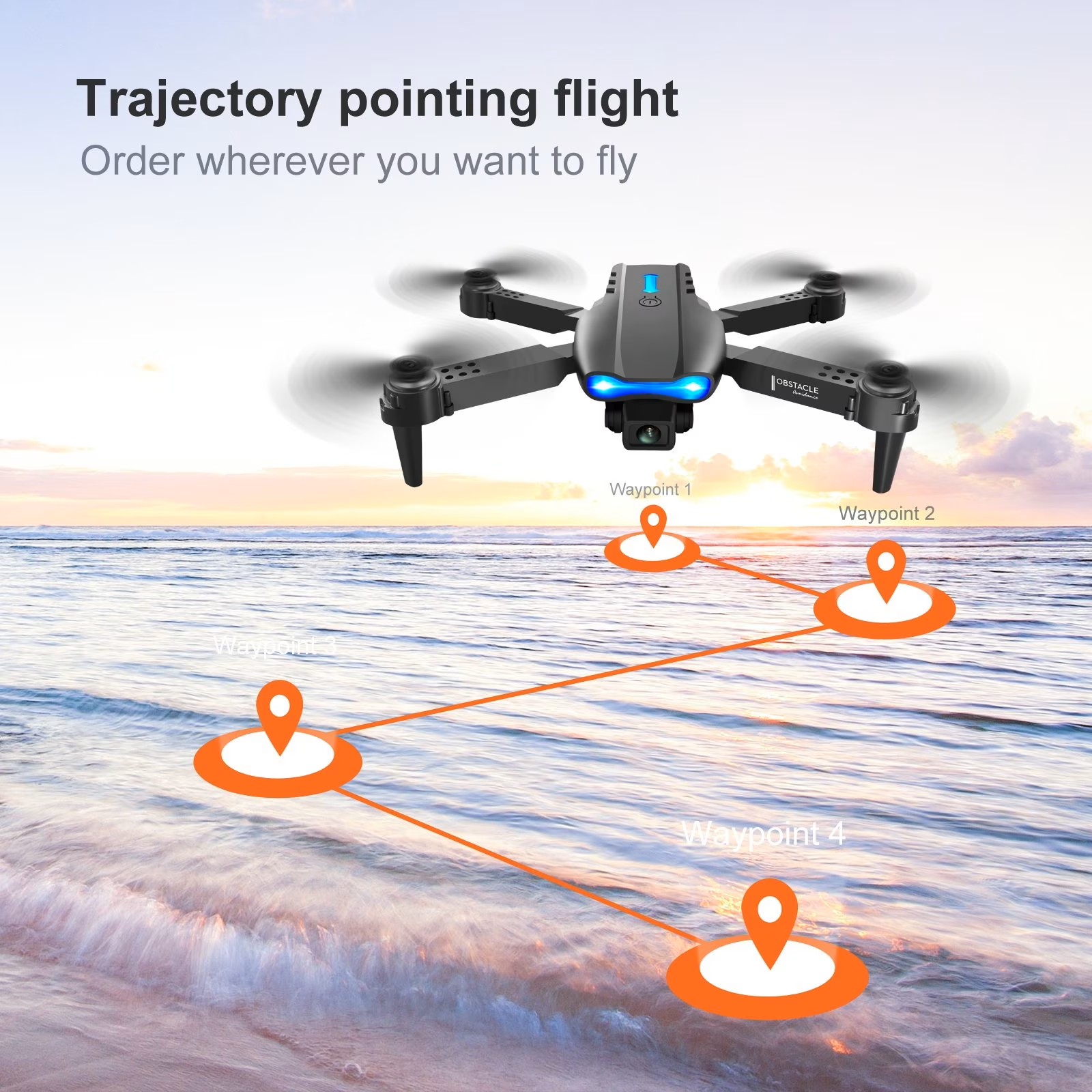 El Dron Plegable E88PRO MAX 20 - Drone Racing Camera reseña y precio