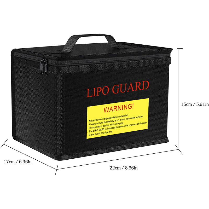 Bolsa de seguridad Lipo Guard, - Drone Racing Battery reseña y precio