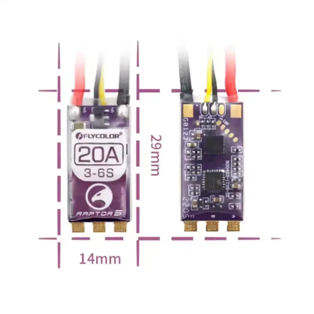 FLYCOLOR Raptor 5 20A 35A 45A  - Drone Racing Esc reseña y precio