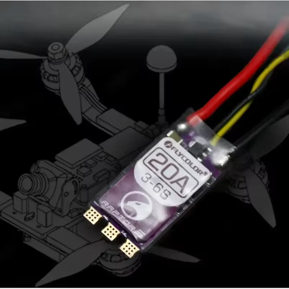 FLYCOLOR Raptor 5 20A 35A 45A  - Drone Racing Esc reseña y precio