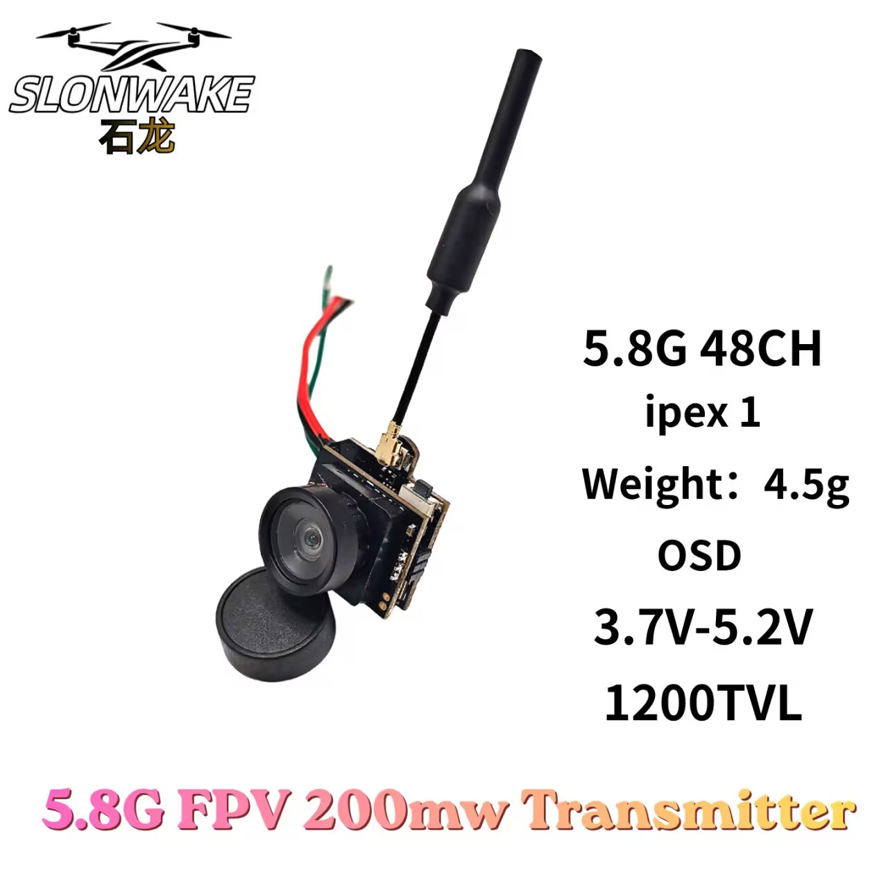 Cámara de transmisión de video - Drone Racing Camera reseña y precio