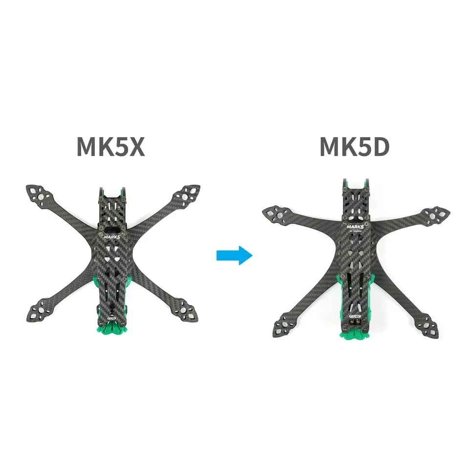GEP-MK5D O3 MK5X a MK5D DeadCa - Drone Racing Frame reseña y precio