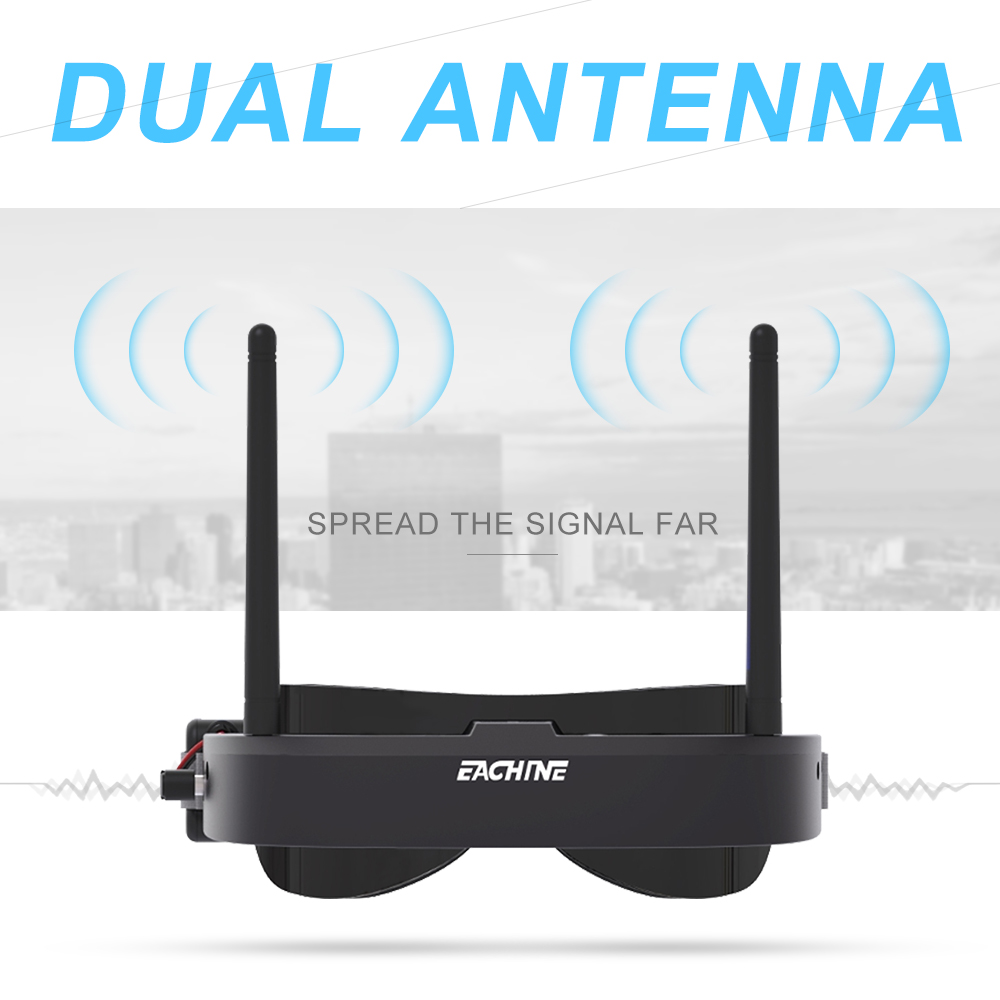 Gafas Eachine EV100 720*540 5, - Drone Racing Battery reseña y precio