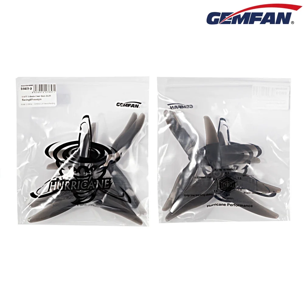 10 pares (10CW + 10CCW) Gemfan - Drone Racing Propeller reseña y precio