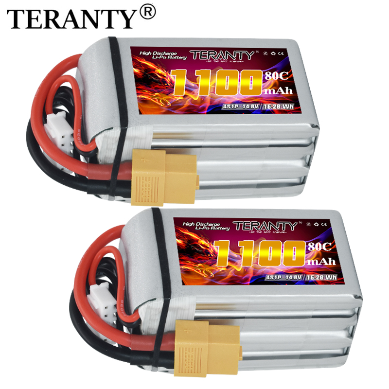 Batería Lipo TERANTY 4S 1100mA - Drone Racing Battery reseña y precio