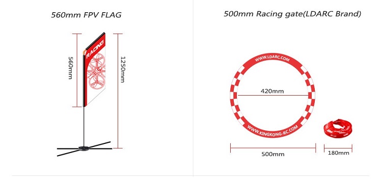 Dron FPV Racer Flag de 560 mm, - Drone Racing Flag reseña y precio