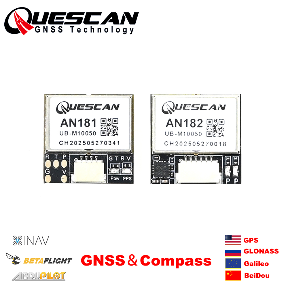 QUESCAN 18mm M10 GPS Módulo GN - Drone Racing Flight Controller reseña y precio