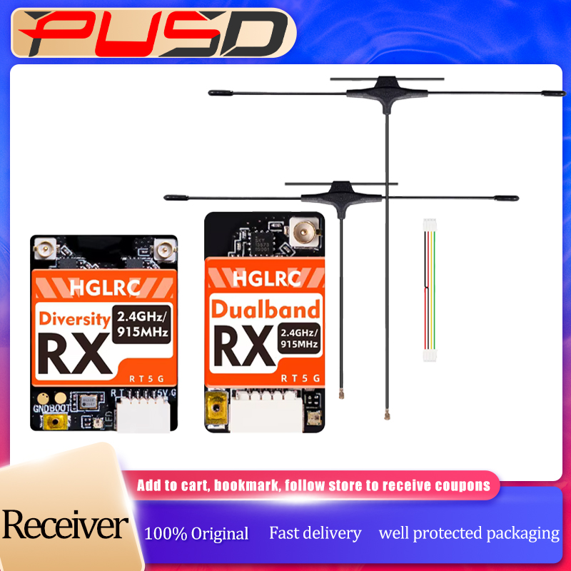 Receptor HGLRC de Doble Banda  - Drone Racing Receiver reseña y precio