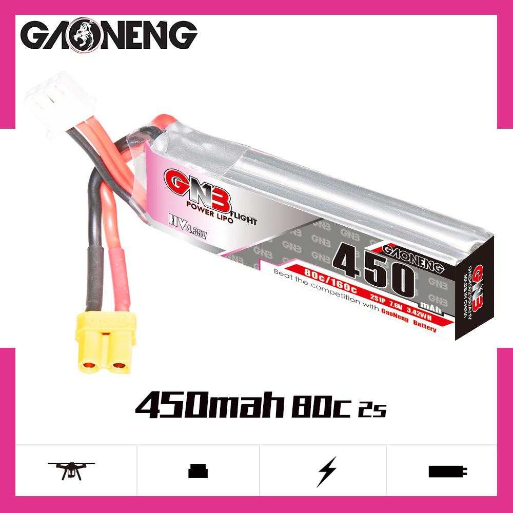 Batería LiPo GNB HV 2S 7,6 V 4 - Drone Racing Battery reseña y precio