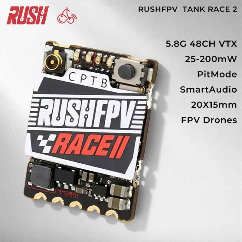 RushFPV 5.8GHz FPV VTX 48CH 25 - Drone Racing Vtx reseña y precio