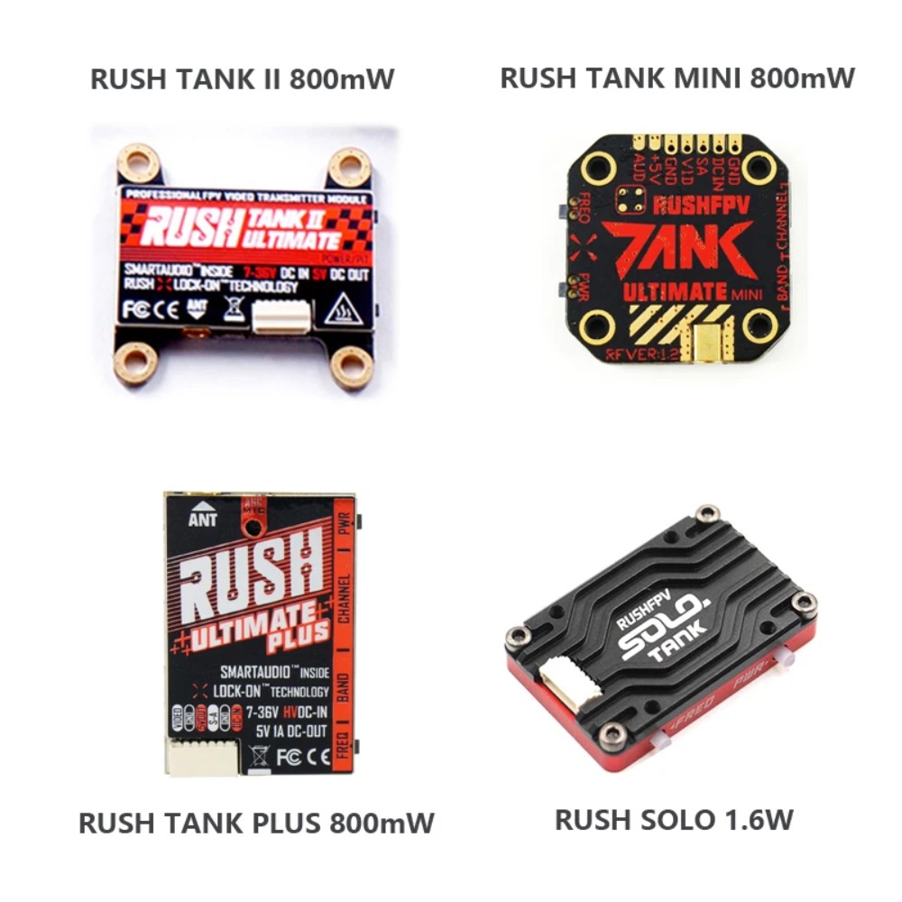 Transmisor de Video RUSH TANK  - Drone Racing Receiver reseña y precio