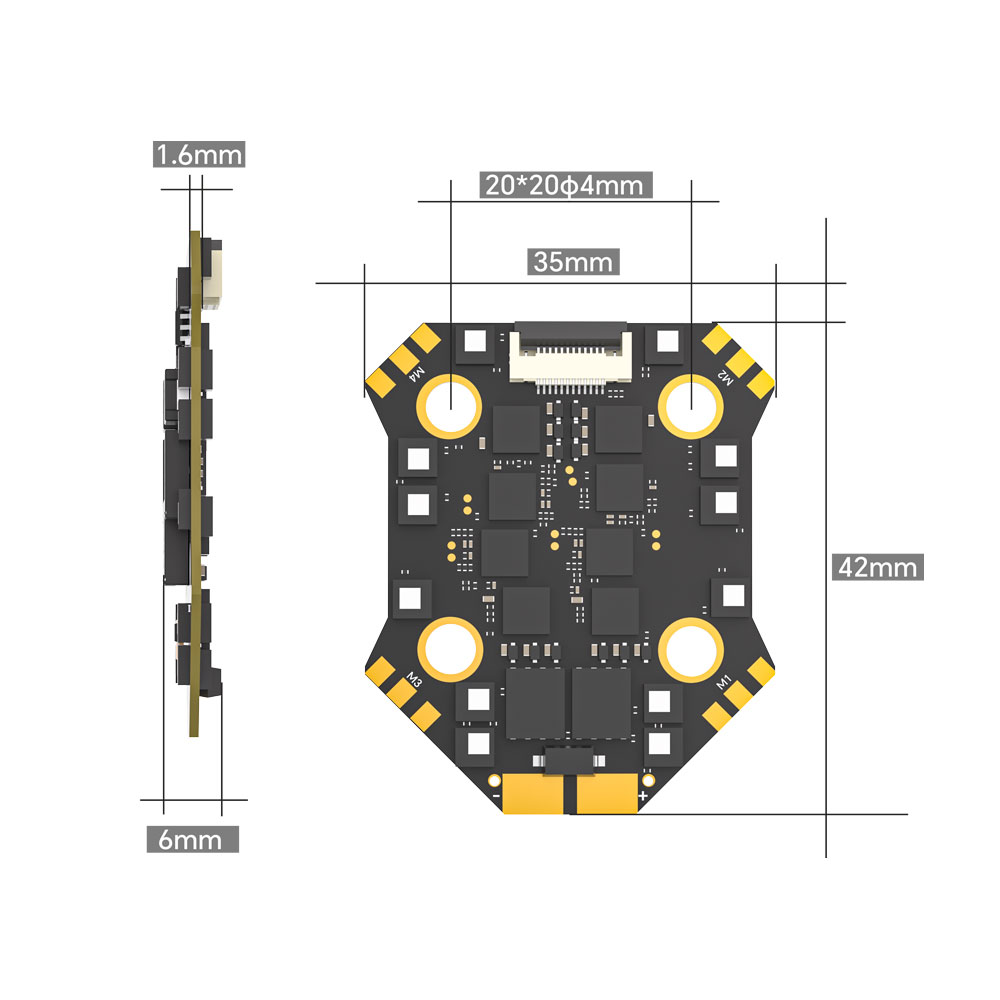 Controlador de vuelo iFlight B - Drone Racing Esc reseña y precio