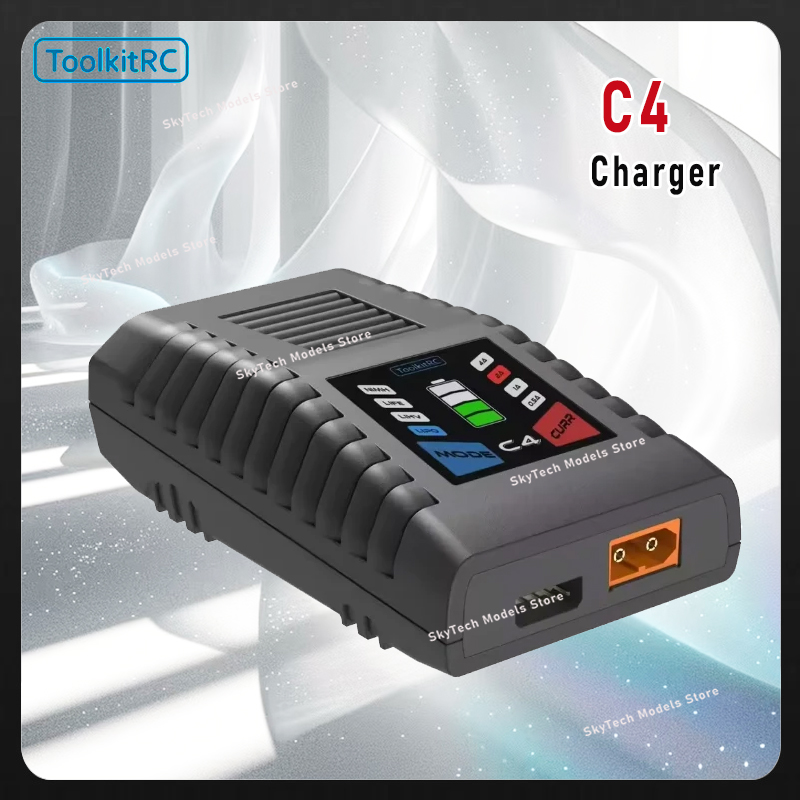 ToolkitRC C4 50W cargador equi - Drone Racing Charger reseña y precio