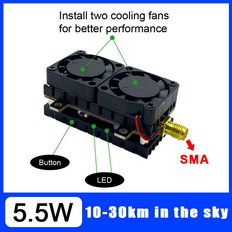 Transmisor de vídeo VTX de lar - Drone Racing Transmitter reseña y precio