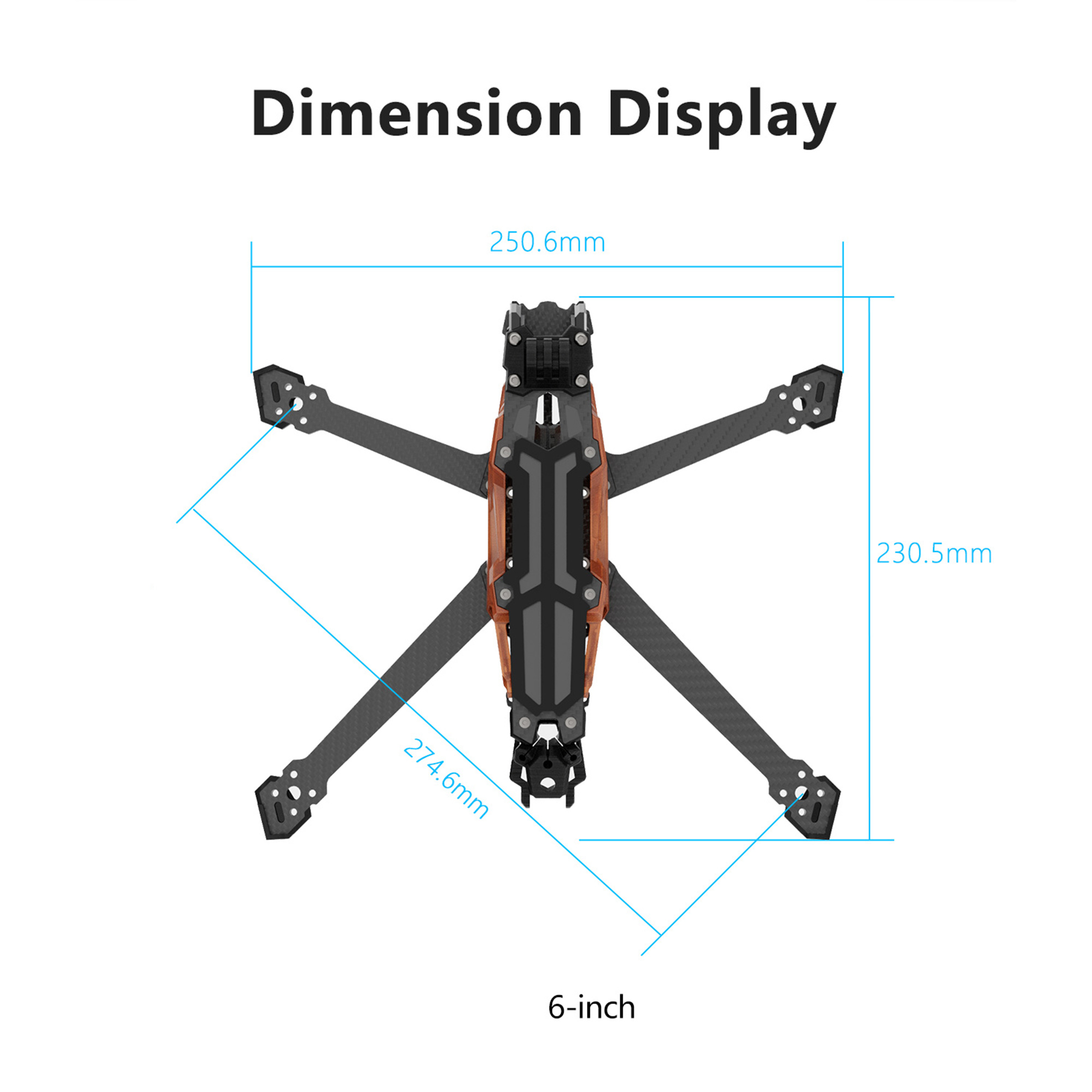 GEPRC GEP-Vapor-D5 D6 O4 Pro - - Drone Racing Frame reseña y precio