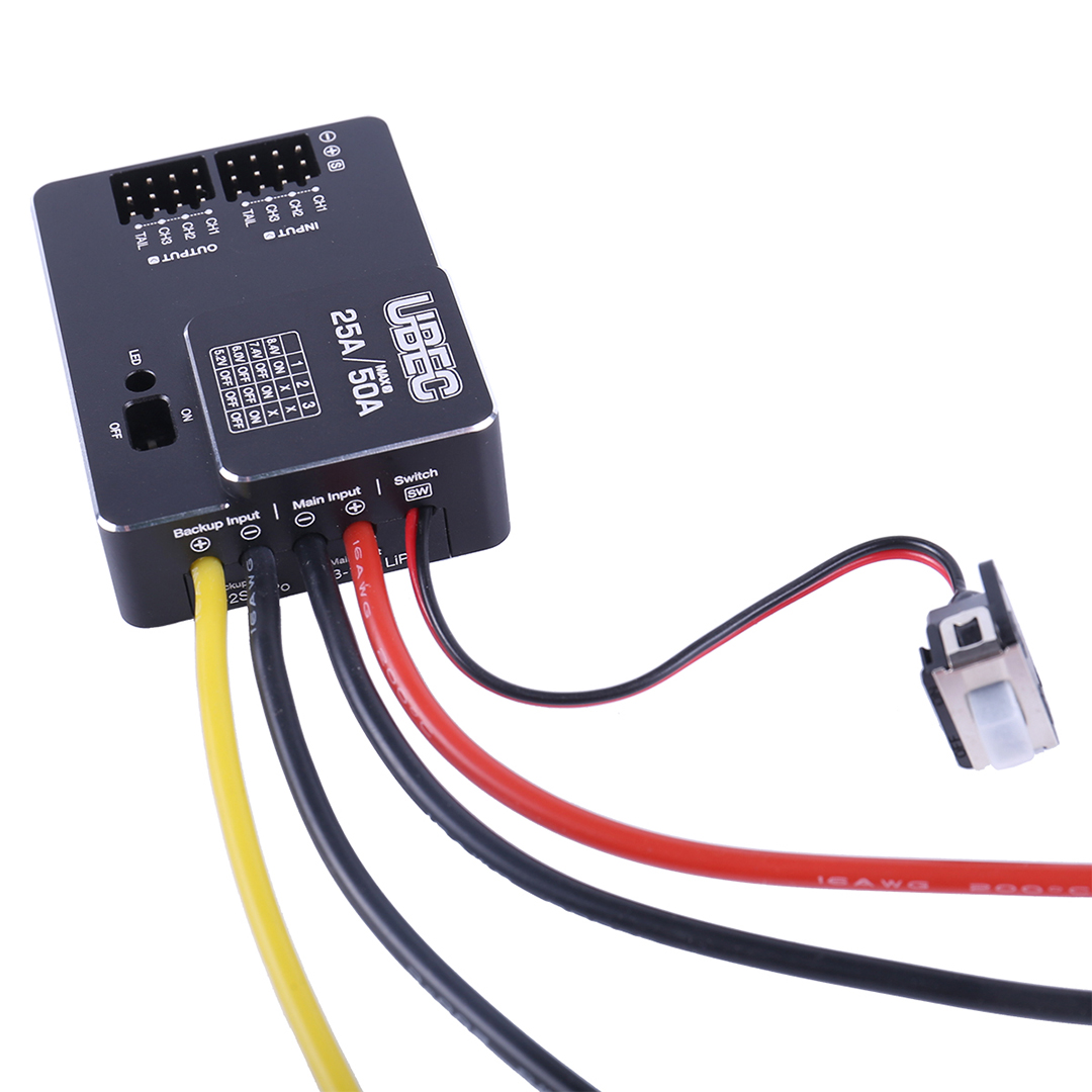 Módulo UBEC Hobbywing 25A HV 3 - Drone Racing Esc reseña y precio