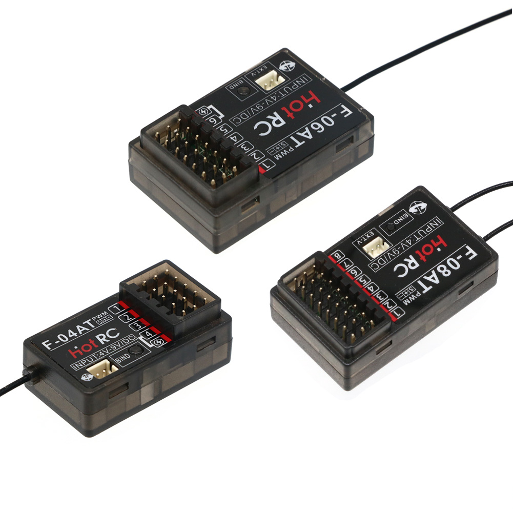 HOTRC 2,4 Ghz F-04A F-06A F-08 - Drone Racing Receiver reseña y precio