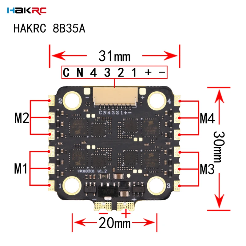 Controlador de Vuelo HAKRC F72 - Drone Racing Flight Controller reseña y precio